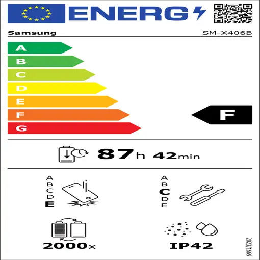 Tablet Samsung Galaxy Tab 10.9" 6GB / 128GB Wifi Gris SAMSUNG