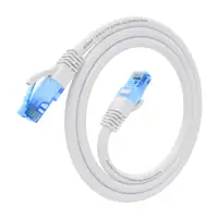 AISENS Cable De Red Latiguillo RJ45 Cat.6 UTP AWG26 CCA, Blanco, 0.75 m