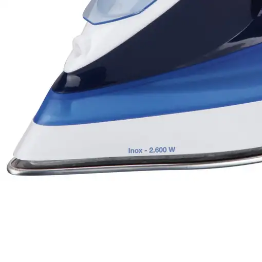 JATA PL618 plancha Plancha vapor-seco 2600 W Negro, Azul, Blanco