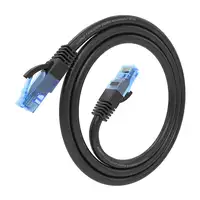 AISENS Cable De Red Latiguillo RJ45 Cat.6 UTP AWG26 CCA, Negro, 0.5 cm