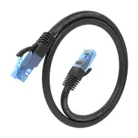 AISENS Cable De Red Latiguillo RJ45 Cat.6 UTP AWG26 CCA, Negro, 25 cm