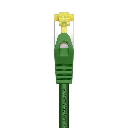 AISENS Cable De Red Latiguillo RJ45 LSZH Cat.7 600 MHz S/FTP PIMF AWG26, Verde, 25