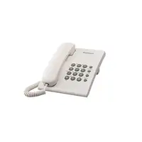 Panasonic KX-TS500PDW teléfono Teléfono analógico Blanco
