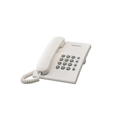 Panasonic KX-TS500PDW teléfono Teléfono analógico Blanco Panasonic KX-TS500PDW teléfono Teléfono analógico Blanco