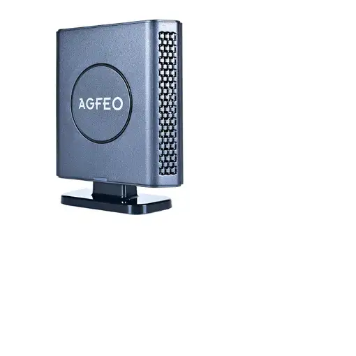 AGFEO 6101722 repetidor y transceptor Repetidor de red Negro