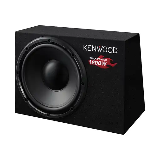 Kenwood KSC-W1200B subwoofers para coche Altavoz de subgraves (subwoofer) con caja Kenwood KSC-W1200B subwoofers para coche Altavoz de subgraves (subwoofer) con caja