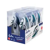 Plancha de vapor JATA PL225 con suela de acero inoxidable. Vapor vertical. 2200 W