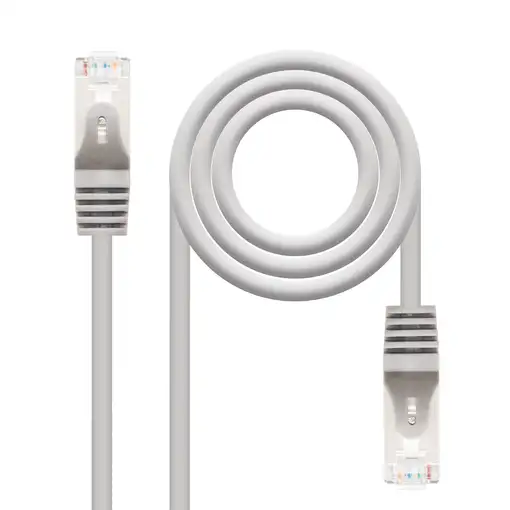 Nanocable 10m Cat6e cable de red Gris F/UTP (FTP)