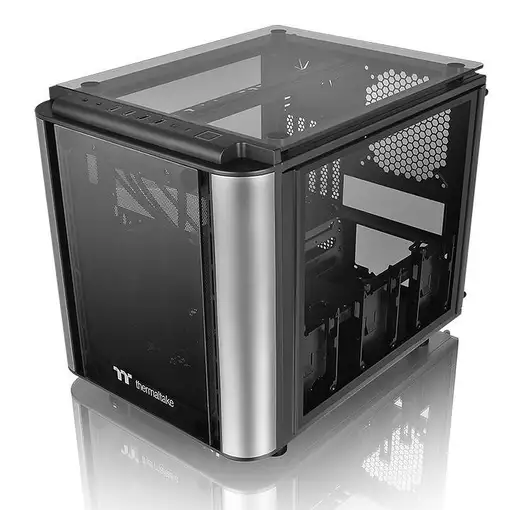Thermaltake Level 20 VT Micro Torre Negro, Plata