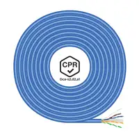 AISENS Cable de Red RJ45 LSZH CPR Dca CAT.6 UTP AWG24, Azul, 305 m