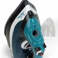 JATA JEPL1221 plancha Plancha a vapor Suela de cerámica 2400 W Negro, Azul, Gris,