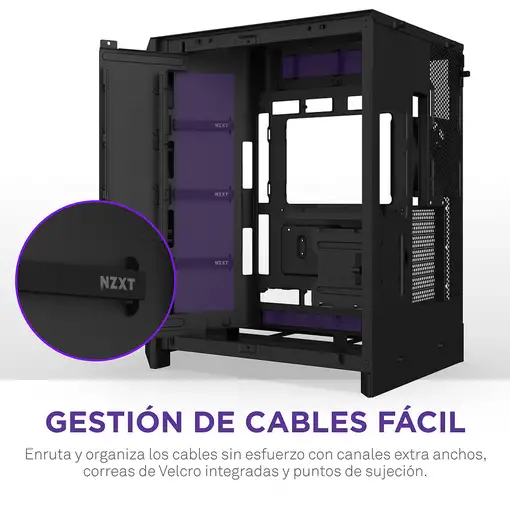 NZXT H9 Flow RGB Midi Tower Negro