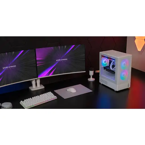 Mars Gaming MC-ONYXW Mini Tower Blanco