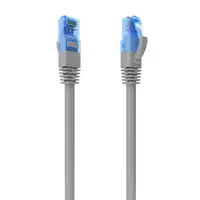 AISENS Cable De Red Latiguillo RJ45 Cat.6 UTP AWG26 CCA, Gris, 10 m