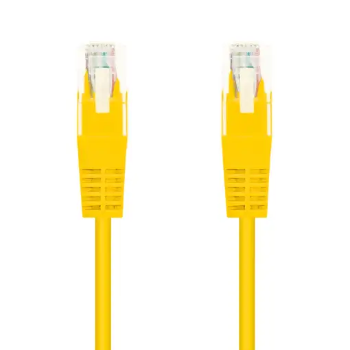 Nanocable CABLE RED LATIGUILLO RJ45 CAT.6 UTP AWG24, AMARILLO, 1.0 M