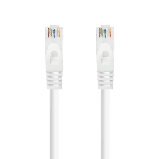 Nanocable Cable de red latiguillo RJ45 LSZH Cat.6A UTP AWG24, Blanco, 3.0m