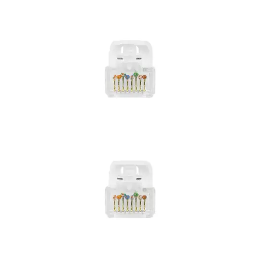 Nanocable Cable de red latiguillo RJ45 LSZH Cat.6A UTP AWG24, Blanco, 3.0m