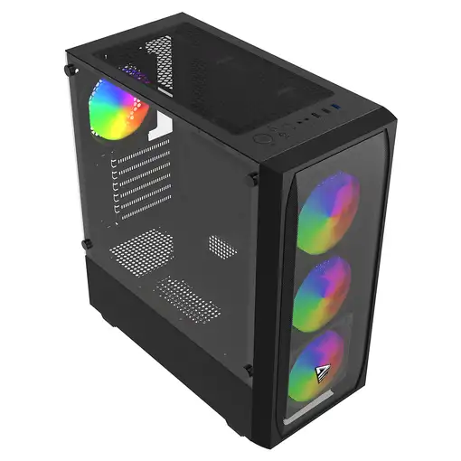 Savio Noctis Flow RGB Cubo Negro