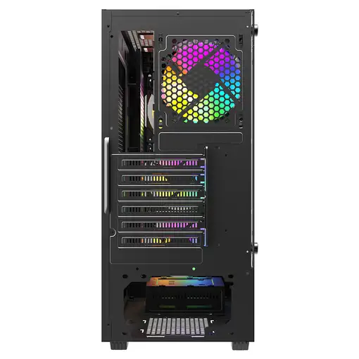 Savio Noctis Flow RGB Cubo Negro