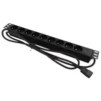 Alantec PZ09U base múltiple 1,8 m 9 salidas AC Interior Negro