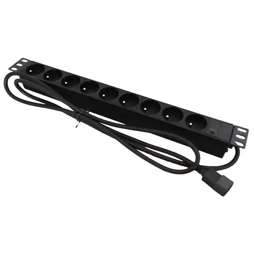 Alantec PZ09U base múltiple 1,8 m 9 salidas AC Interior Negro