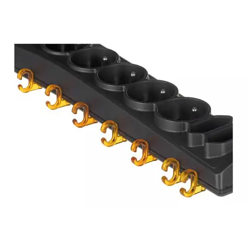 ACAR P7 base múltiple 1,5 m 7 salidas AC Interior Negro