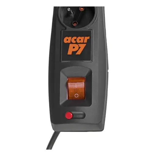 HSK DATA P& 3m base múltiple 5 salidas AC Interior / exterior Negro