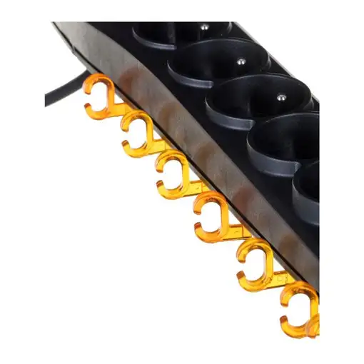 HSK DATA P& 3m base múltiple 5 salidas AC Interior / exterior Negro