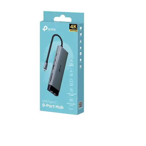 TP-Link UH9120C hub de interfaz USB 3.2 Gen 1 (3.1 Gen 1) Type-C 5000 Mbit/s