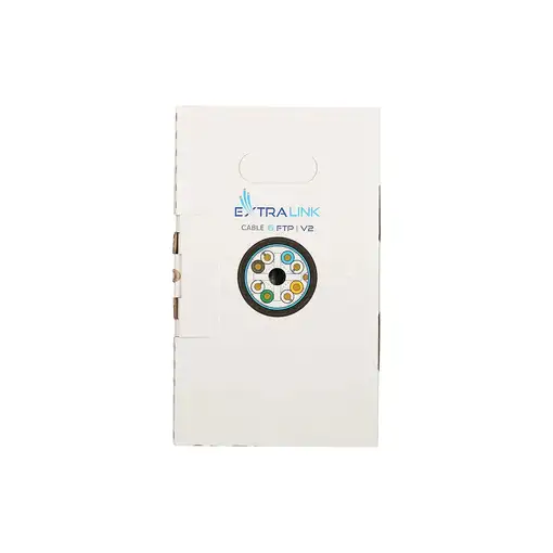 Extralink Par trenzado CAT6 FTP (F/UTP) V2 Exterior 305M