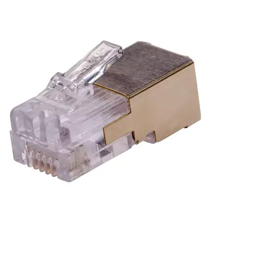 Axis 01182-001 conector RJ-12 Oro, Blanco