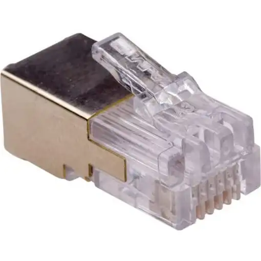 Axis 01182-001 conector RJ-12 Oro, Blanco