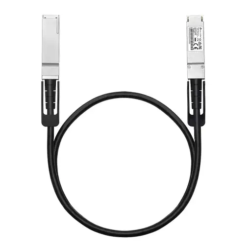 TP-Link Omada SM9220-1M Cable de fibra óptica e InfiniBand QSFP28 Twinax Negro