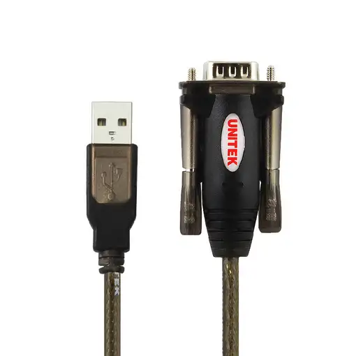 UNITEK Y-105A cable de serie Negro 1,5 m USB tipo A DB-9