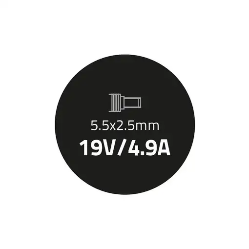 Qoltec 50075.90W adaptador e inversor de corriente Interior Negro