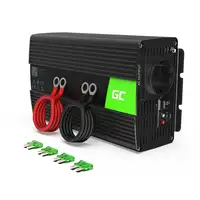 Green Cell INV18 adaptador e inversor de corriente Auto 1000 W Negro