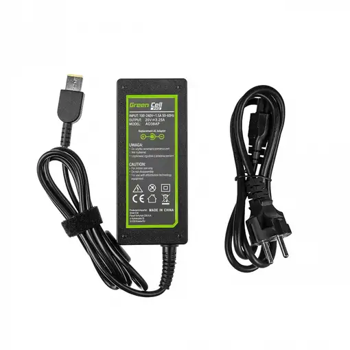 Green Cell AD38AP adaptador e inversor de corriente Interior 65 W Negro