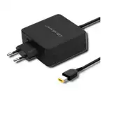 Qoltec 51766 adaptador e inversor de corriente Interior 65 W Negro