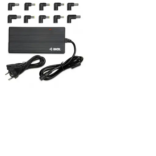 iBox IUZ90WA adaptador e inversor de corriente Interior 90 W Negro