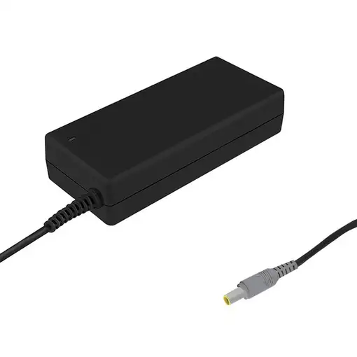 Qoltec 50093 adaptador e inversor de corriente 90 W Negro