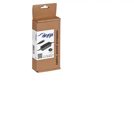 Akyga AK-ND-33 adaptador e inversor de corriente Auto 65 W Negro