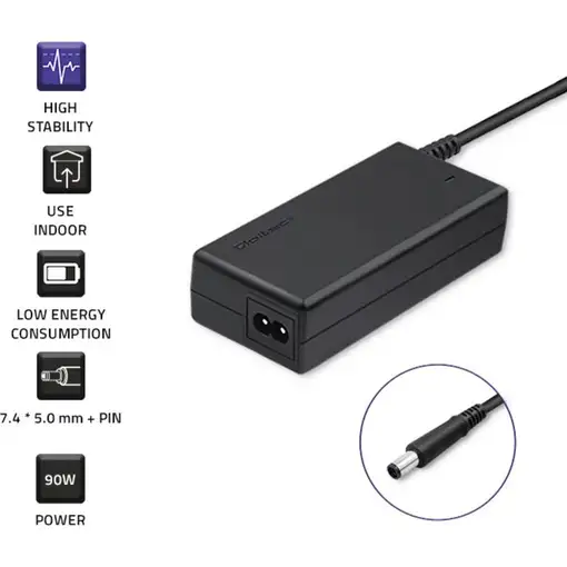 Qoltec 50085.90W adaptador e inversor de corriente Interior Negro