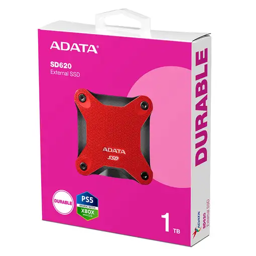 ADATA SD620 1 TB Micro-USB B 3.2 Gen 2 (3.1 Gen 2) Rojo