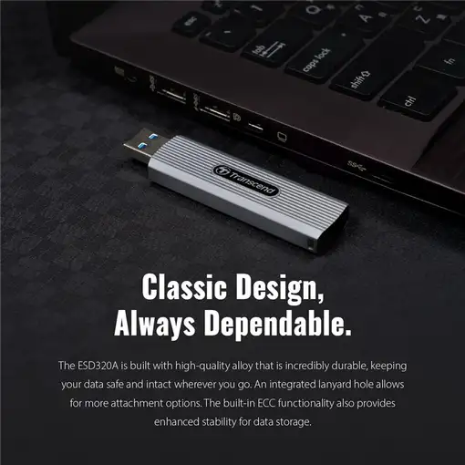 Transcend ESD320A 1 TB USB tipo A 3.2 Gen 2 (3.1 Gen 2) Gris