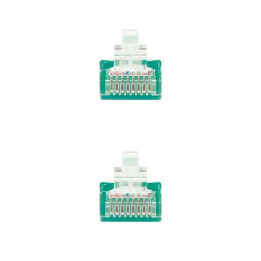 Nanocable Cable Red Latiguillo RJ45 CAT.6 UTP AWG24, Verde, 30 cm