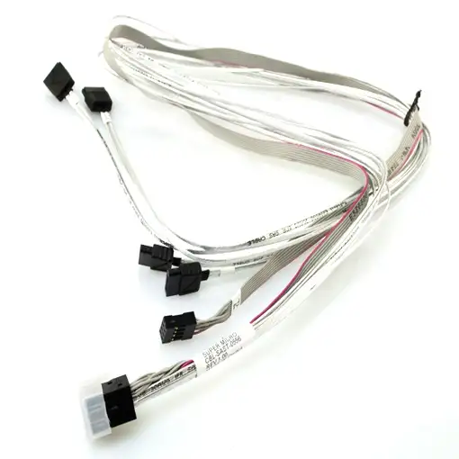 Supermicro CBL-SAST-0556 cable Serial Attached SCSI (SAS) Negro, Blanco