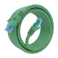 AISENS Cable De Red Latiguillo RJ45 Cat.6 UTP AWG26 CCA, Verde, 5.0 m