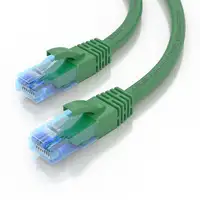 AISENS Cable De Red Latiguillo RJ45 Cat.6 UTP AWG26 CCA, Verde, 5.0 m