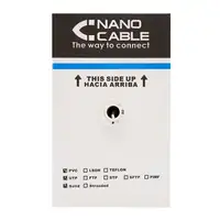 Nanocable CABLE RED RJ45 CAT.5E UTP FLEXIBLE AWG24, 305 M