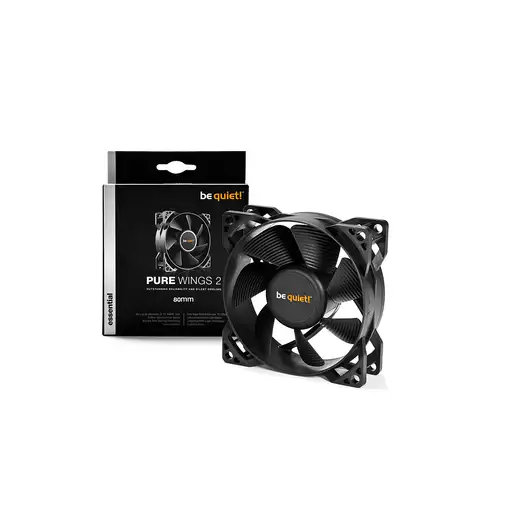 be quiet! PURE WINGS 2, 80mm Carcasa del ordenador Ventilador 8 cm Negro